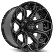 Brushed Black 4PLAY GEN2 Wheels fit Ford 20x10 SET