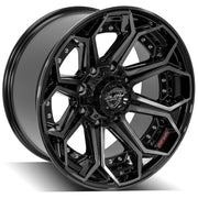 Brushed Black 4PLAY GEN2 Wheels fit Ford 20x10 SET