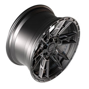 4PLAY Sport Series 2.0 Wheel Fits Ram-Dodge-Jeep-GM-Ford 4PS20 Satin Black 20x9 SET