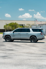 CHEVROLET SUBURBAN 4PLAY WHEELS 4P83 RIMS 22X10 33X12.5X22 TOYO TIRES STOCK SUSPENSION