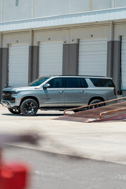 CHEVROLET SUBURBAN 4PLAY WHEELS 4P60 RIMS 22X10 285X45X22 NITTO TIRES STOCK SUSPENSION