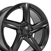 Fits Corvette C8 Z06 Rims CV02C Satin Black Corvette Wheels 19x10/18x8.5 Staggered