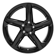 Black Wheels Set fit Chevrolet C8 Z06 Style Corvette 19x8.5/20x11