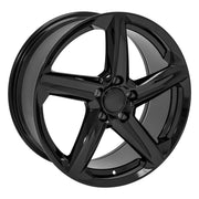 Black Wheels Set fit Chevrolet C8 Z06 Style Corvette 19x8.5/20x11