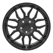 Fits Corvette C8 Z06 Rims CV03C Satin Black Corvette Wheels 19x10/18x8.5 Staggered