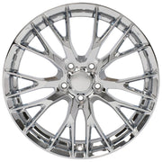 Fits Corvette Wheel - C7 Z06 Rim Style - CV22C Chrome Corvette Wheels 20x10/19x8.5 Staggered