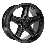 Satin Black Defiant Wheels fit Dodge Charger/Challenger 20x9.5 &amp; 20x10.5 - Staggered SET