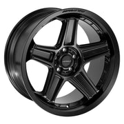 Satin Black Defiant Wheels fit Dodge Charger/Challenger 20x9.5 &amp; 20x10.5 - Staggered SET