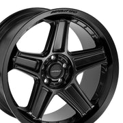 Satin Black Defiant Wheels fit Dodge Charger/Challenger 20x9.5 &amp; 20x10.5 - Staggered SET