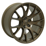 OE Wheels DG15 20x9 / 20x10 5x115 Satin Bronze Staggered Wheel SET