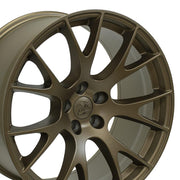 OE Wheels DG15 20x9 / 20x10 5x115 Satin Bronze Staggered Wheel SET