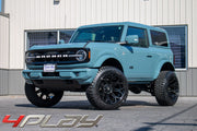 FORD BRONCO 4PLAY WHEELS RIMS 4P83 22X12 35X12.5X22 FURY TIRES 3.5 ROUGH COUNTRY SUSPENSION LIFT BY KRIETZ CUSTOMS