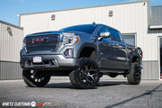 GMC 1500 SIERRA DENALI 4PLAY WHEELS RIMS 4P06 22X12 35X12.5X22 NITTO TIRES 6 INCH ROUGH COUNTRY LIFT BY KRIETZ CUSTOMS