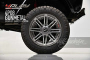 FORD BRONCO CLASSIC BARRETT-JACKSON 4PLAY WHEELS 4P08 GUNMETAL 20X10 G2 SERIES 33X12.5X20 TIRE