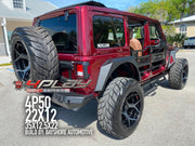 JEEP WRANGLER 22X10 4PLAY WHEELS 4P50 25X12.5X22 TIRE BAYSHORE AUTOMOTIVE