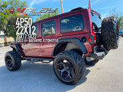 JEEP WRANGLER 22X10 4PLAY WHEELS 4P50 25X12.5X22 TIRE BAYSHORE AUTOMOTIVE