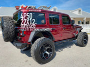 JEEP WRANGLER 22X10 4PLAY WHEELS 4P50 25X12.5X22 TIRE BAYSHORE AUTOMOTIVE