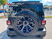 JEEP WRANGLER 4PLAY WHEELS 4P80 G2 SERIES 22X10 35X12.5X22 TIRE BAYSHORE AUTOMOTIVE