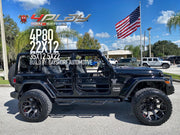 JEEP WRANGLER 4PLAY WHEELS 4P80 G2 SERIES 22X10 35X12.5X22 TIRE BAYSHORE AUTOMOTIVE