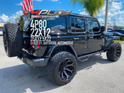 JEEP WRANGLER 4PLAY WHEELS 4P80 G2 SERIES 22X10 35X12.5X22 TIRE BAYSHORE AUTOMOTIVE